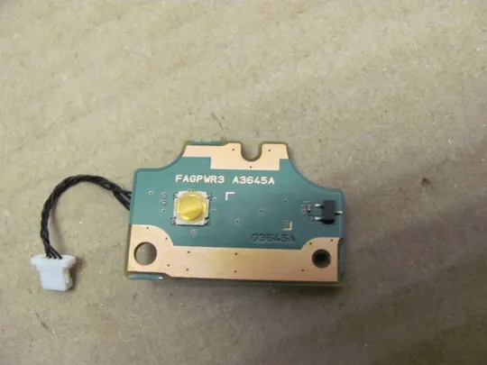 номер0192-26 плата кнопки вкл,Плата кнопки живлення,Laptop Power button board,Плата кнопка включення для ноутбука,Плата вмикання живлення, FAGPWR3 A3645A для Toshiba Tecra A50-A A50 оригінал Продаж