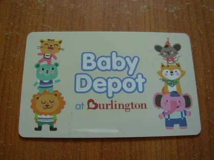 фото, Подарункова картка Burlington Baby Depot Cute Animals
