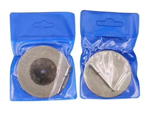 Купити Диск отрезной алмазный D 50 мм с держателем. Для Dremel, бормашин, граверов.