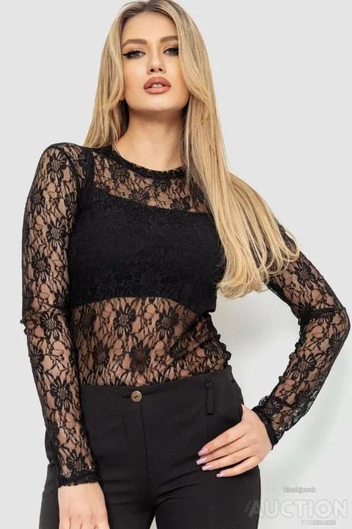 Боди, цвет черный, 115R0561-3 Ціна