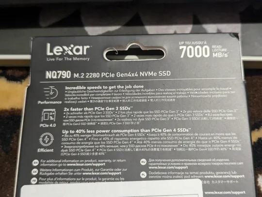Купити 2TB Lexar NQ790 2000GB Gen4x4 SSD m.2 NVMe PCIe 4.0 2280