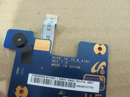 549-19 плата Card Reader BA92-10177A для SAMSUNG NP700 NP700Z5C 700Z оригінал Де купити