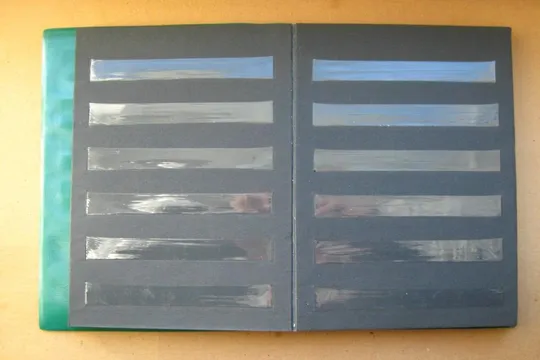 АЛЬБОМ ДЛЯ МАРОК = КЛЯСЕР - КЛЯССЕР = 16,5 см. Х 23 см. - 12 листів = ЧОРНІ ЛИСТИ З аукціону