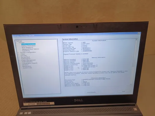 1042 DELL PRECISION M4700 core i7-3740QM 8G  НІМЕЧЧИНА З аукціону