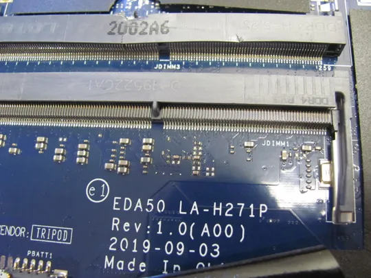 номер0991-4 материнська плата Mainboard Материнка Основна плата Системна плата Плата системи Laptop motherboard мамка ноутбучна плата   SRFCN i7-9850H EDA50 LA-H271P для Dell Precision 7540 M7540 оригінал На торгах