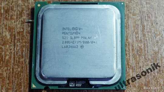 1x ядерный Intel Pentium 4 521 SL8PP 2.80GHz/1M/800 s775 Ціна
