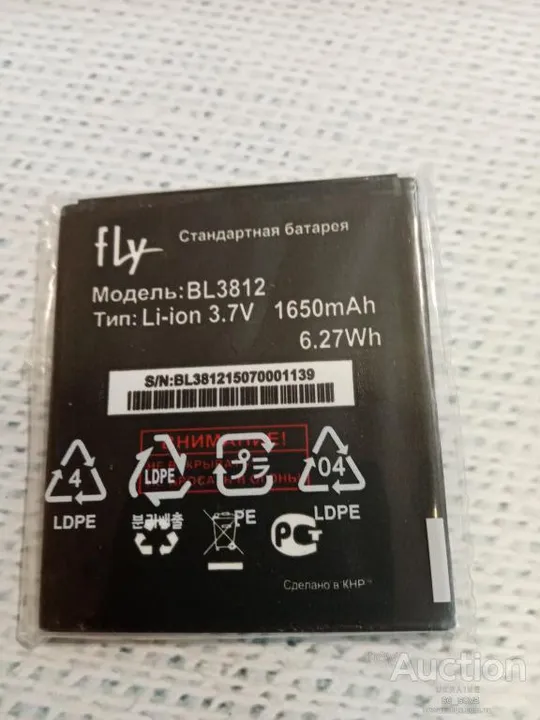 Купити Аккумулятор (оригинал 100%) для Fly BL3812 новый