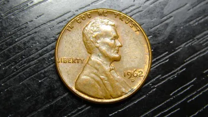 фото, 1 цент 1962 D США