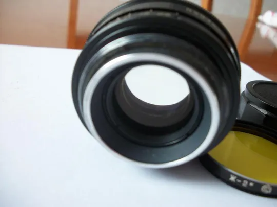 Объектив Юпитер-8,черный, Св.ф, Переходник М-39-42, No-0207859, задняя крышка, футляр. Чистые Линзы Продаж