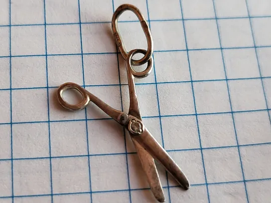 Кулон ножницы серебро 925 Продаж