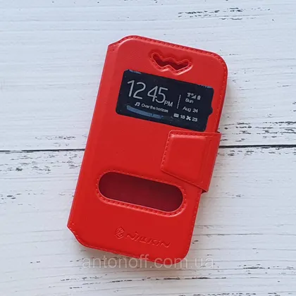 фото, Книжка універсальна Nillkin Slider / слайдер 3.6"-3.9" (12.7×7см) для телефона Red