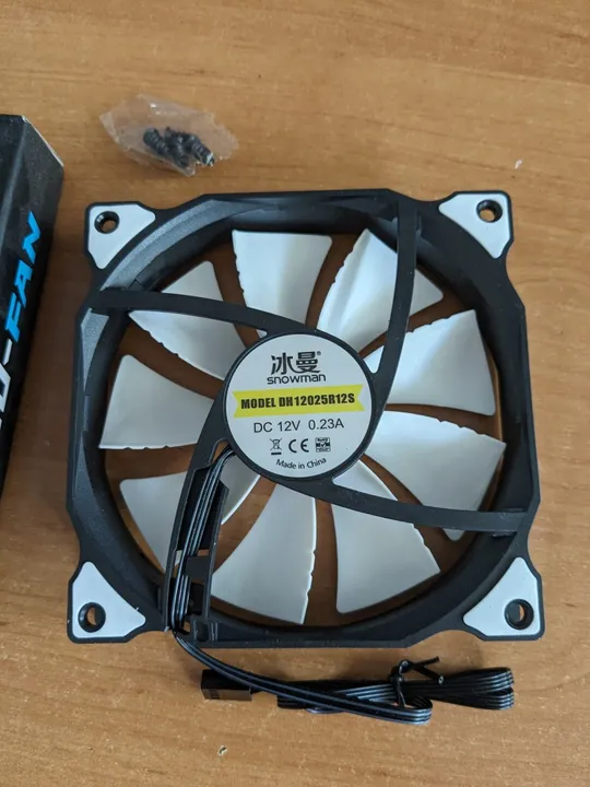 Кулер SnowMan 120mm 4pin PWM З аукціону