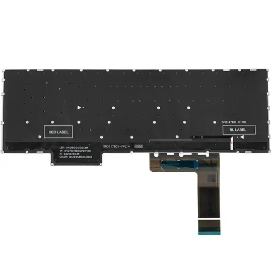 Клавіатура для ноутбука LENOVO (IdeaPad Gaming: 3-15 series), rus, dark gray, без кадру, підсвічування клавіш Ціна