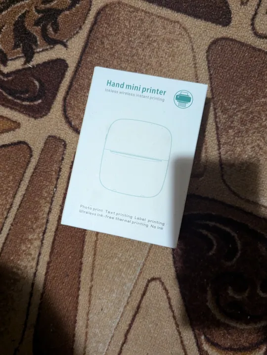 Ручний міні термо принтер чеків несправний З аукціону