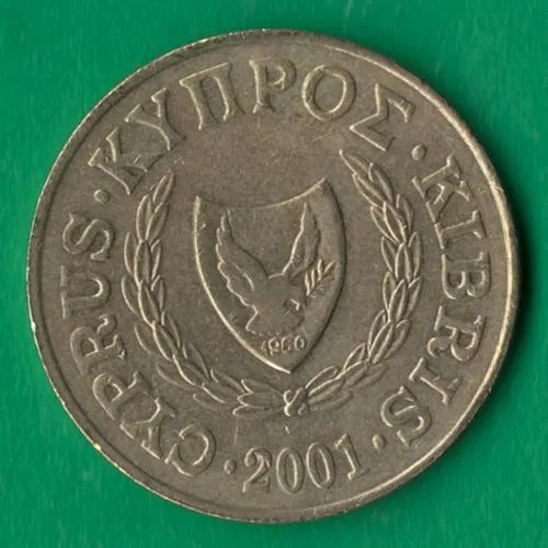 Купити 20 центів 2001 року Кіпр [КВ]