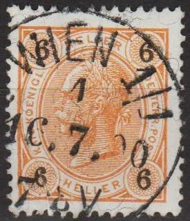 фото, 1899 - Австрія - Стандарт 6 Mi.73  _гаш