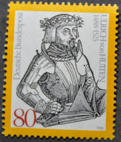 фото, ФРГ поэт Ульрих фон Гуттен 1988