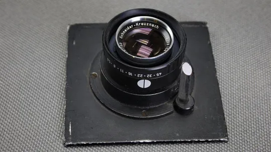 Schneider-Kreuznach Comparon 150mm/5,6 установленный на доску для карданных камер Вживане Продаж