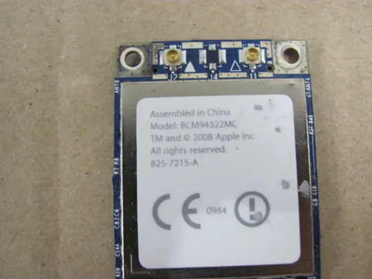 805-8 модуль Wi-Fi BCM94322MC 200-116585-0000G для Apple Macbook A1181 13&quot; оригінал З аукціону