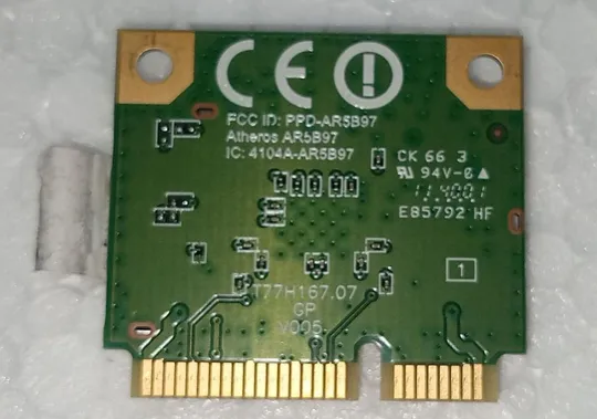 WiFi адаптер з ноутбука ACER TravelMate 8573 MS2338 Atheros AR5B97 З аукціону