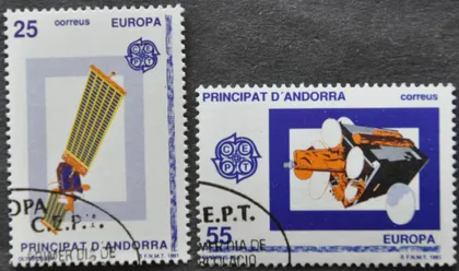 фото, Андорра Испанская Космос Европа СЕПТ 1991