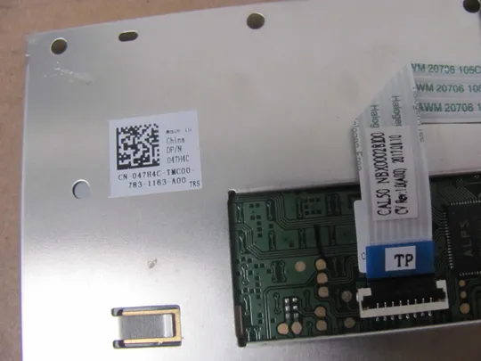 875-13 тачпад з кріпленням 047H4C NBX00028I00 для  DELL Inspiron 15 5570 5575 Оригінал З аукціону