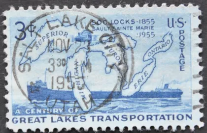фото, США Морской Транспорт Карта 1957