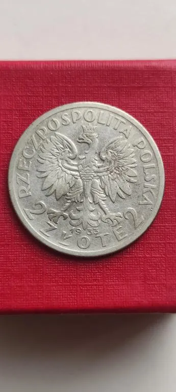 2 злотых 1933 года монета серебро Польша Ядвига mte425 З аукціону