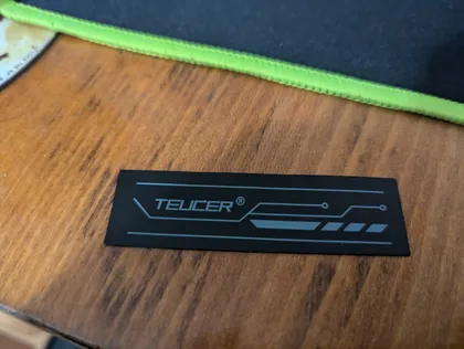 фото, Teucer мідь графеновий Радіатор heatsink M2 2280 0.15mm 0.15мм для SSD під відеокарту для ноутбуків