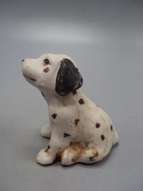 Фигура фарфор статуэтка миниатюра собака щенок далматин собачка далматинец высота 5,8 см №11172 Продаж