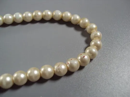 Бижутерия бусы под жемчуг в один ряд стекло длина 41,8 см №11810 Інтернет-аукціон