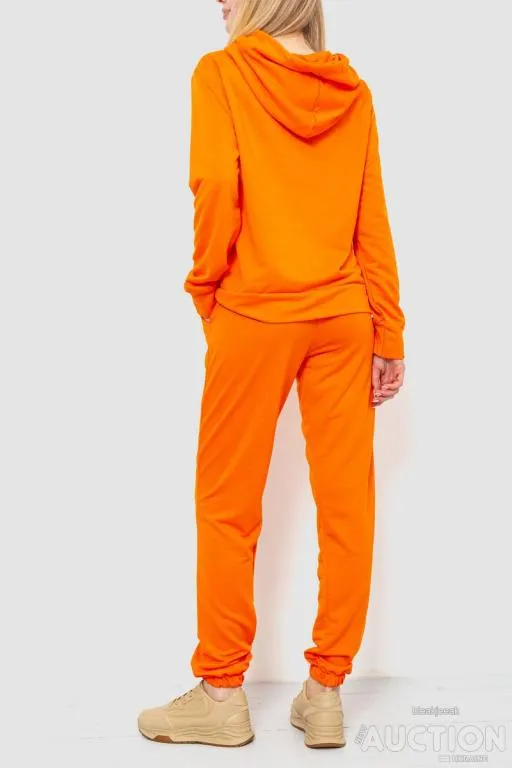 Спорт костюм женский двухнитка, цвет оранжевый, 244R009 Продаж