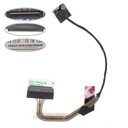 фото, Шлейф матриці для ноутбука ASUS (EeePC: 1001, 1005, 1015, 1016 series), LED, rev.2 (14G2215HA10G)