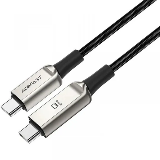 Купити Дата кабель Acefast C6-03 USB-C to USB-C 100W zinc alloy digital display braided (2m)