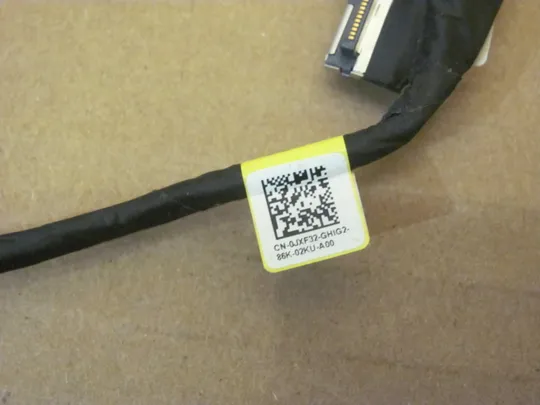 номер0916-12  шлейф матриці Шлейф підключення дисплея Шлейф екрана Laptop matrix cable 0JXF32 DC02C00HU00  для Dell XPS 15 9570 9575 Precision M5530  оригінал Де купити