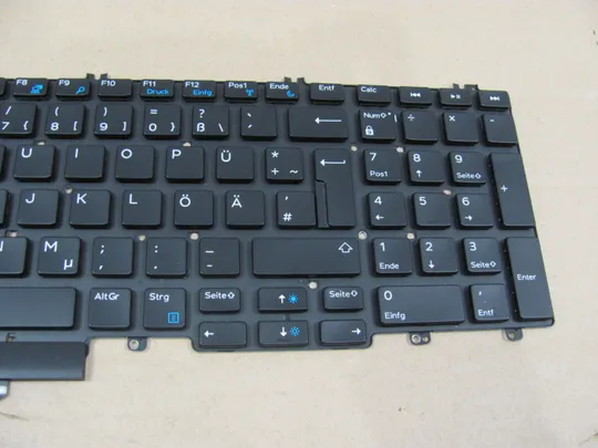 635-4 клаватура робоча 0H87NF  для Dell Precision 7710 7720 Latitude E5550 E5570 5580 5590 оригінал З аукціону