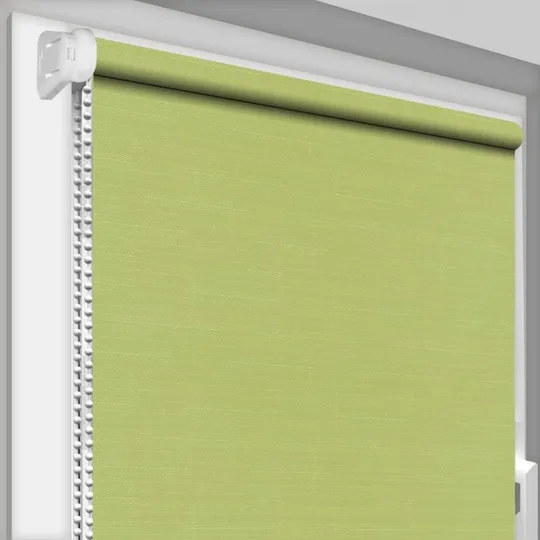 Рулонная штора Rolets Лён 1-873-600 60x170 см открытого типа Салатовая Ціна