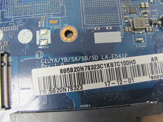 759-47 материнська плата LA-E541P SR348 Pentium 4415U  для Lenovo Ideapad 320s-14 320S-14IKB  оригінал Продаж