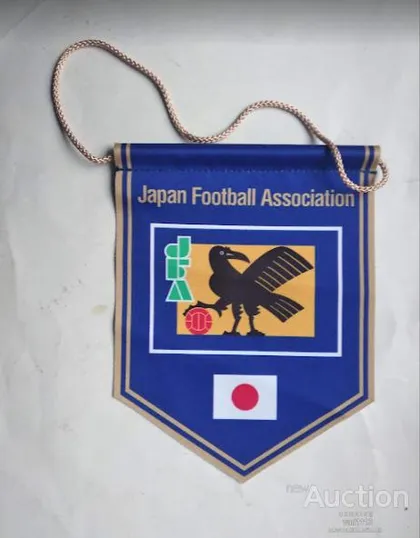 фото, Футбол - Официальный вымпел федерации футбола Японии