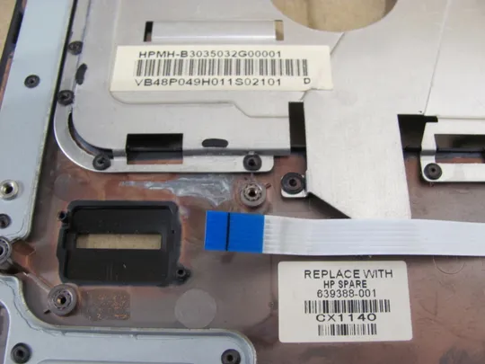 441-9  Кришка панель палмрест тачпад 639388-001  HPMH-B3035032G00001 для  HP Pavilion DV7 DV7-6000 оригінал Характеристики