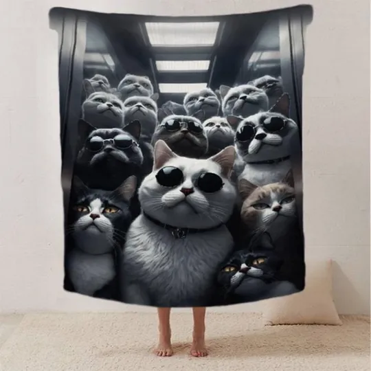 Купити Плед 3D Кошачья Мафия 20222476_B 12334 135х160 см