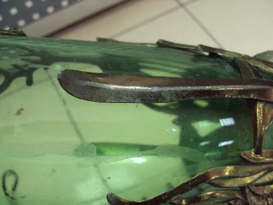 Ваза олень г. Петриков завод Авангард 1991 стекло шпиатр высота 21 см диаметр 10 см №10695 Де купити