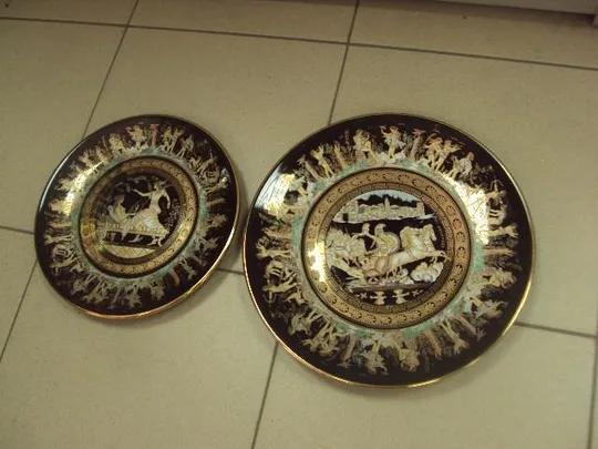 Настенная тарелка мифология греция skratimenos лот 2 шт №473п Ціна