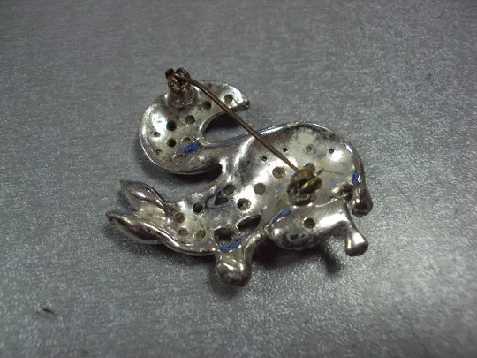 Бижутерия брошка брошь белочка белка (нет камушков) №10785 Де купити