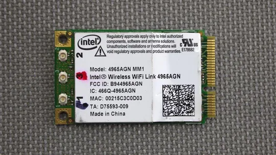 Wi-Fi модуль для ноутбуков Intel Wireless WiFi Link 4965AGN a/b/g/n 300Mbps Dual Band MIMO Mini PCI- Ціна