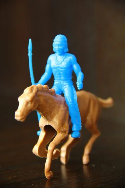 индеец с копьем на коне 50-52мм MPC США Ціна