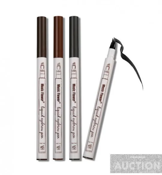 Олівець для брів usic Fower 02 Dark brown (коричневий темний) Продаж