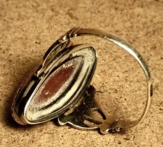 Красивый серебряный перстень 875пр. (☝️Клеймо звезда,СССР!) Де купити