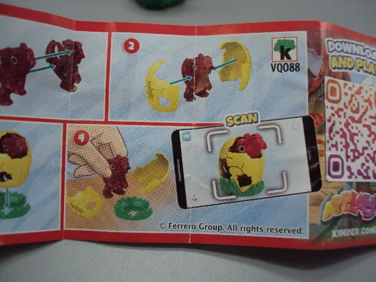 Купити Фигурка киндер сюрприз VQ088 Ferrero дракон в яйце дракончик яйцо №18614л