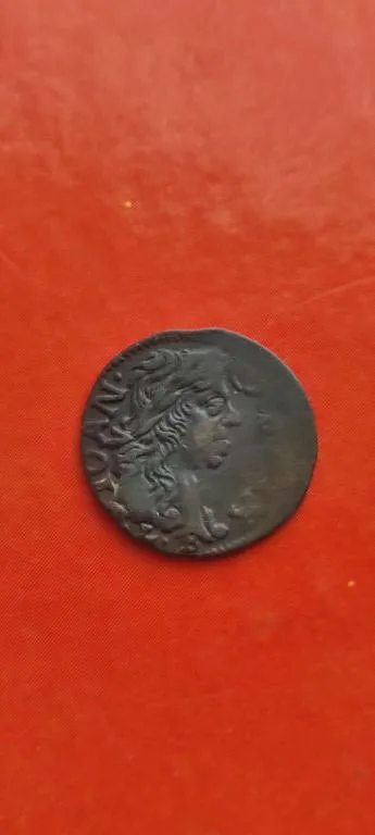 Купити 1661 год монета солид боратинка оригинал всадник с мечом Польша nx245.